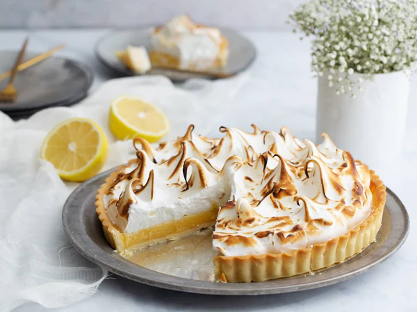 French Lemon Tart with Meringue